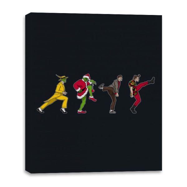 Carrey Walks - Canvas Wraps Canvas Wraps RIPT Apparel 16x20 / Black