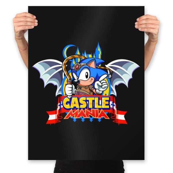 Castle Mania - Prints Posters RIPT Apparel 18x24 / Black