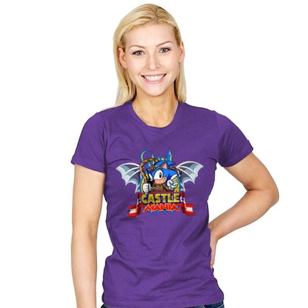 Castle Mania - Womens T-Shirts RIPT Apparel Small / Purple