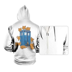 Cat Cabin - Hoodies Hoodies RIPT Apparel Small / White