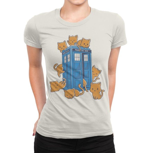 Cat Cabin - Womens Premium T-Shirts RIPT Apparel Small / Natural