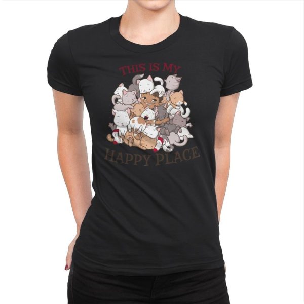 Cat Hoarder - Womens Premium T-Shirts RIPT Apparel Small / Black