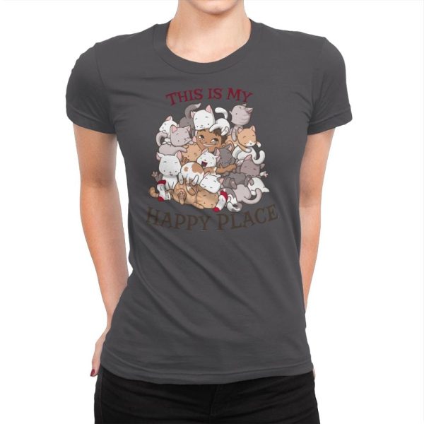 Cat Hoarder - Womens Premium T-Shirts RIPT Apparel Small / Heavy Metal