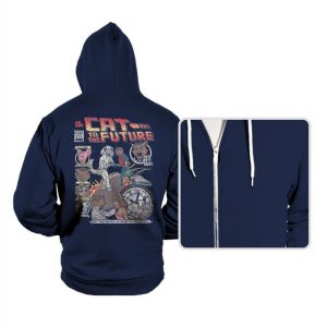 Cat to the Future - Hoodies Hoodies RIPT Apparel