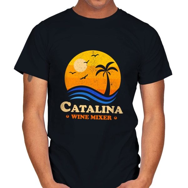 Catalina Wine Mixer V2 - Mens T-Shirts RIPT Apparel Small / Black