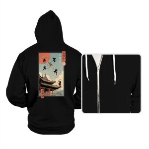 Catana Fight in Edo - Hoodies Hoodies RIPT Apparel Small / Black