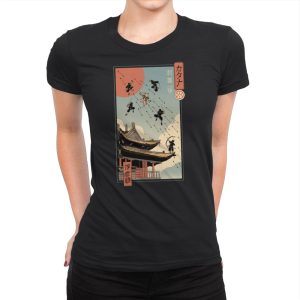 Catana Fight in Edo - Womens Premium T-Shirts RIPT Apparel Small / Black