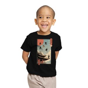 Catana Fight in Edo - Youth T-Shirts RIPT Apparel X-small / Black