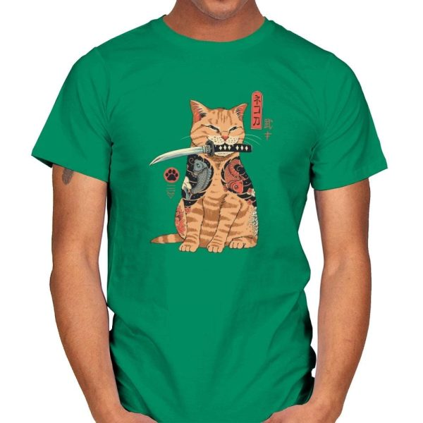Catana - Mens T-Shirts RIPT Apparel Small / Kelly Green