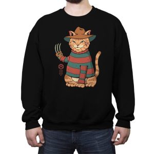 Catana on Elm Street - Crew Neck Sweatshirt Crew Neck Sweatshirt RIPT Apparel Small / Black