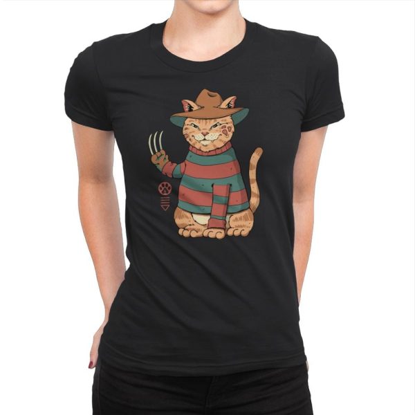 Catana on Elm Street - Womens Premium T-Shirts RIPT Apparel Small / Black