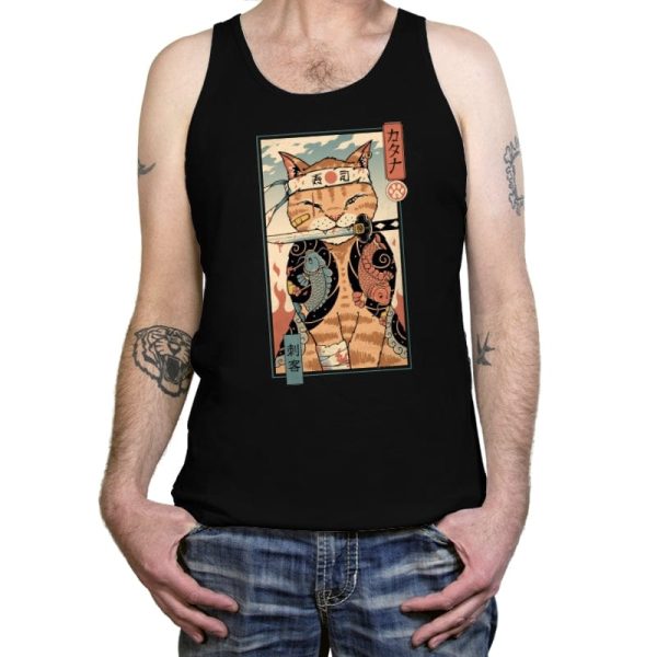 Catana Portrait - Tanktop Tanktop RIPT Apparel X-Small / Black