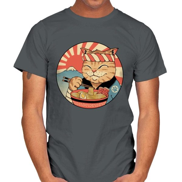 Catana Ramen - Mens T-Shirts RIPT Apparel Small / Charcoal