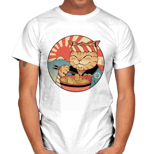 Catana Ramen - Mens T-Shirts RIPT Apparel Small / White