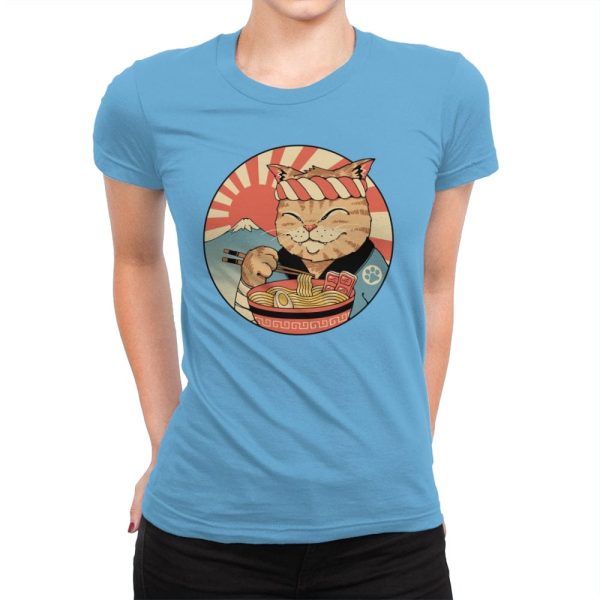 Catana Ramen - Womens Premium T-Shirts RIPT Apparel Small / Turquoise