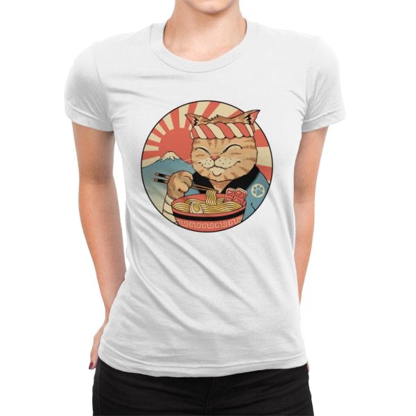 Catana Ramen - Womens Premium T-Shirts RIPT Apparel Small / White