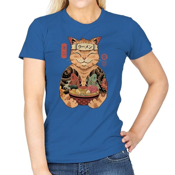 Catana Ramen - Womens T-Shirts RIPT Apparel Small / Royal
