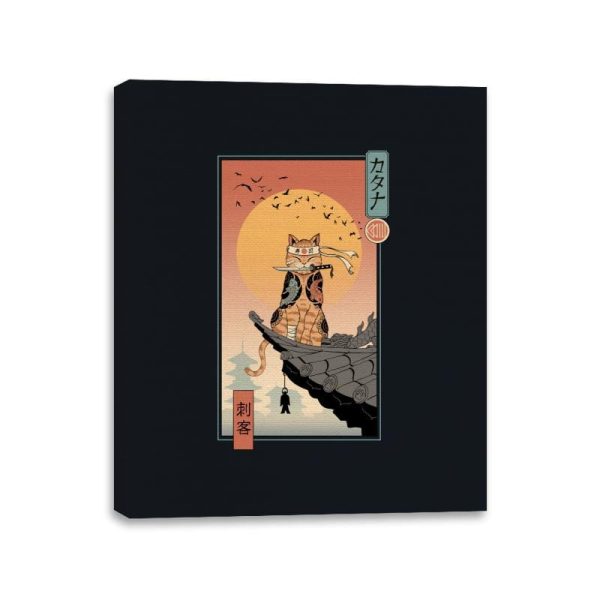 Catana Returns - Canvas Wraps Canvas Wraps RIPT Apparel 11x14 / Black