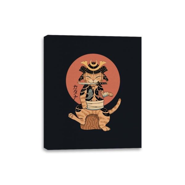 Catana Samurai - Canvas Wraps Canvas Wraps RIPT Apparel 8x10 / Black