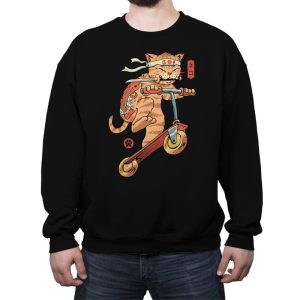 Catana Scooter - Crew Neck Sweatshirt Crew Neck Sweatshirt RIPT Apparel Small / Black