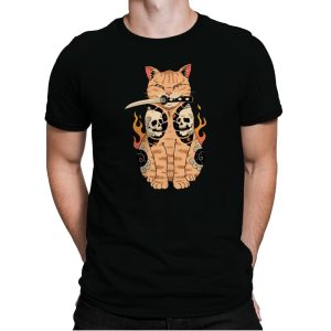 Catana Skull - Mens Premium T-Shirts RIPT Apparel Small / Black