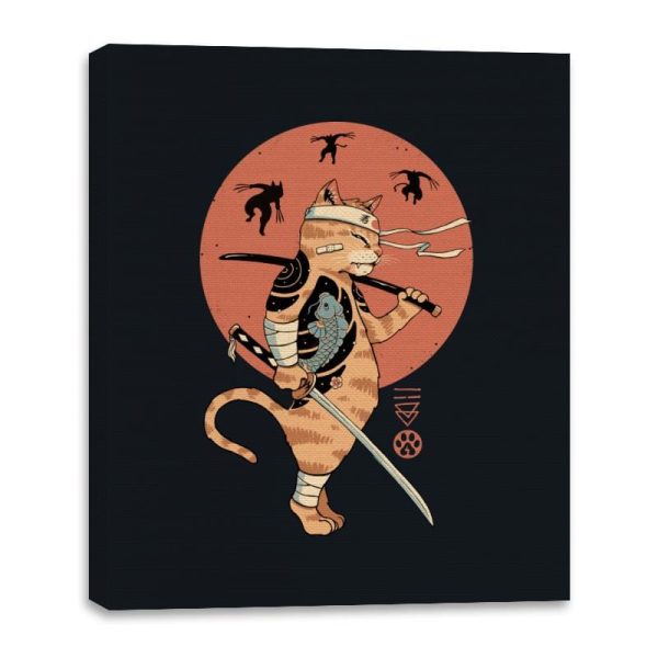 Catana the Last Fight - Canvas Wraps Canvas Wraps RIPT Apparel 16x20 / Black