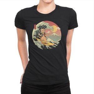Catana Wave - Womens Premium T-Shirts RIPT Apparel Small / Black