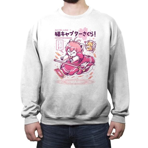 Catcaptor - Crew Neck Sweatshirt Crew Neck Sweatshirt RIPT Apparel