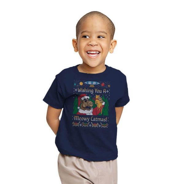 Catmus COD Holiday Sweater - Youth T-Shirts Gooten