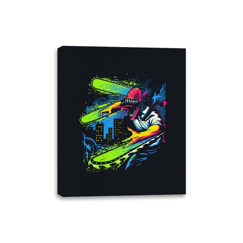 Chain of Filth - Canvas Wraps Canvas Wraps RIPT Apparel 8x10 / Black