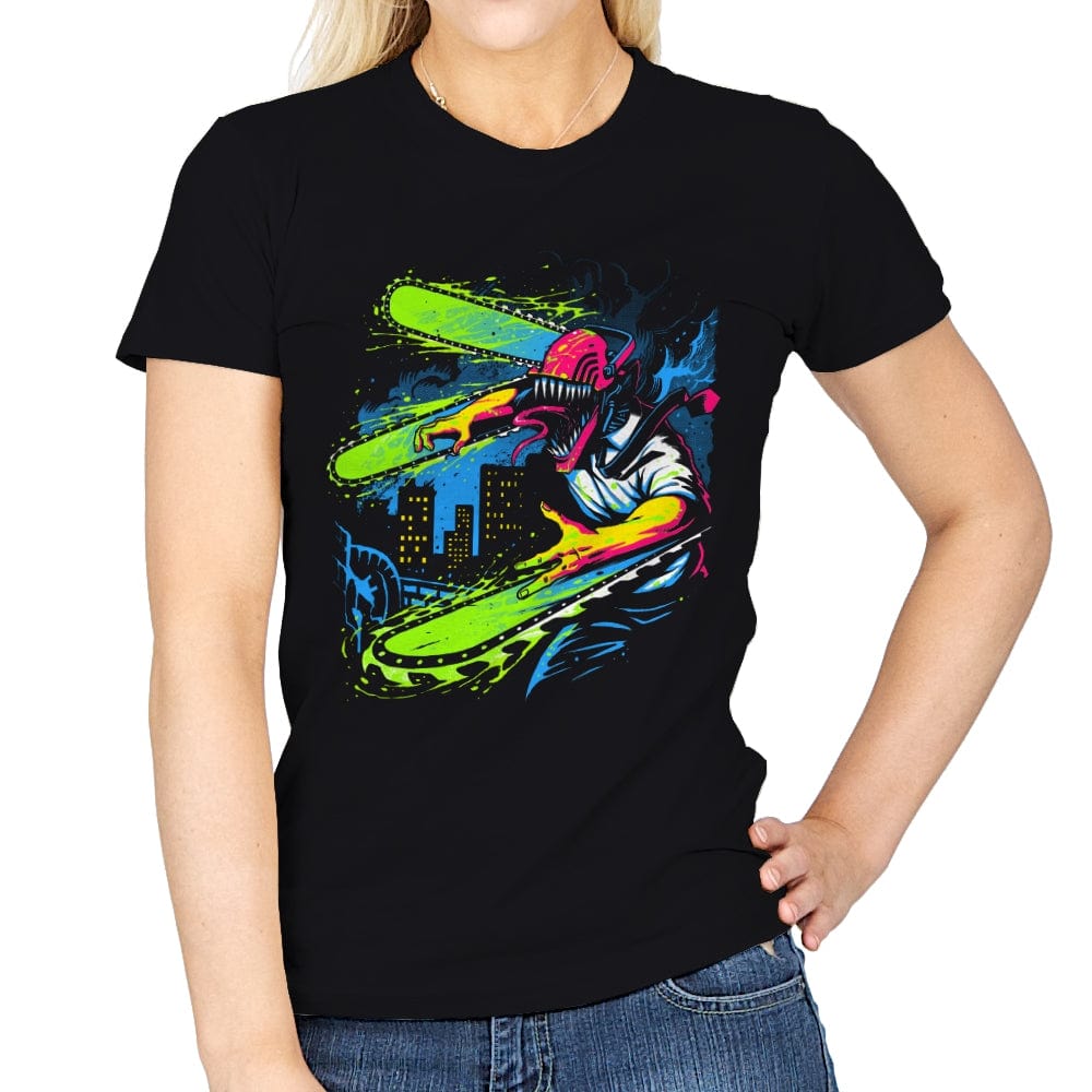 Chain of Filth - Womens T-Shirts RIPT Apparel Small / Black