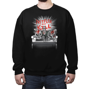 'Flix and Kill Exclusive - Crew Neck Sweatshirt Crew Neck Sweatshirt RIPT Apparel