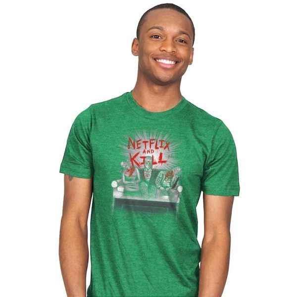 'Flix and Kill Exclusive - Mens T-Shirts RIPT Apparel 4x-large / Kelly