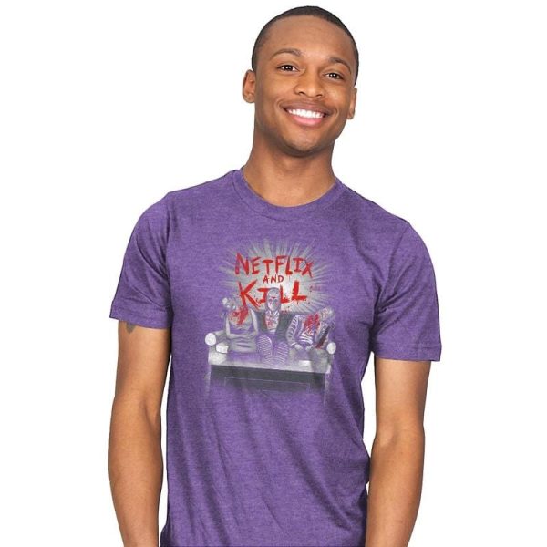 'Flix and Kill Exclusive - Mens T-Shirts RIPT Apparel 4x-large / Purple