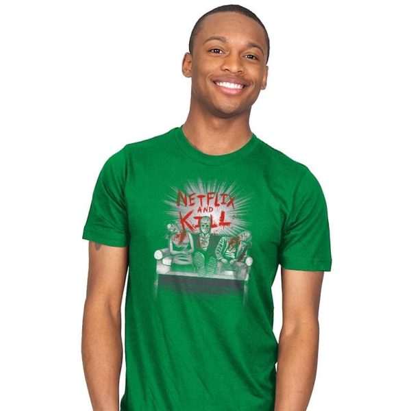 'Flix and Kill Exclusive - Mens T-Shirts RIPT Apparel Small / Kelly