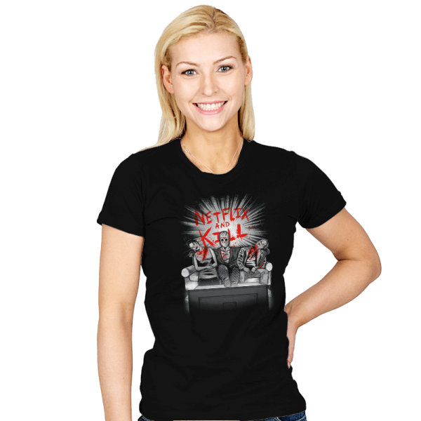 'Flix and Kill - Womens T-Shirts RIPT Apparel