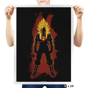 "S" for Saiyan - Prints Posters RIPT Apparel
