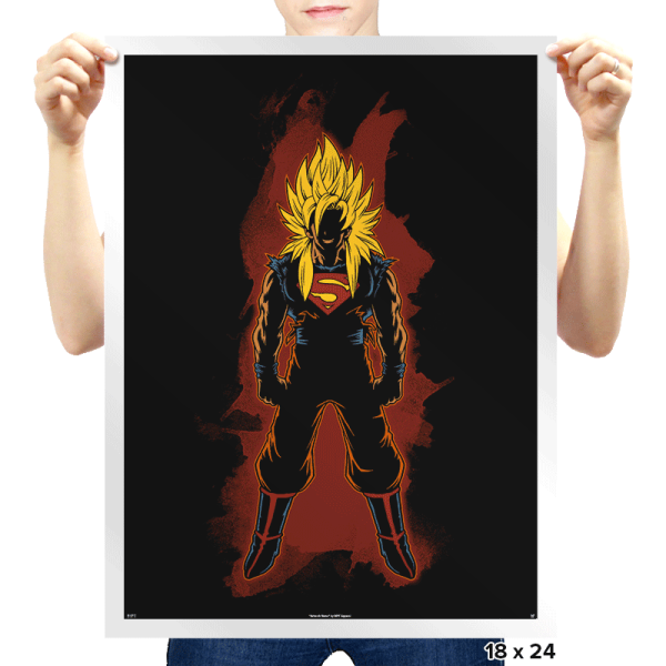 "S" for Saiyan - Prints Posters RIPT Apparel