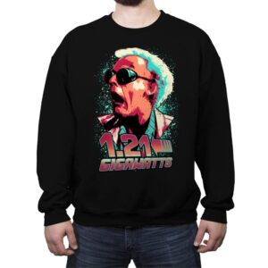 1.21 Gigawatts - Crew Neck Sweatshirt Crew Neck Sweatshirt RIPT Apparel Small / Black