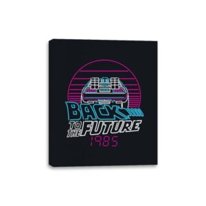 Back to the 80s - Canvas Wraps Canvas Wraps RIPT Apparel 8x10 / Black