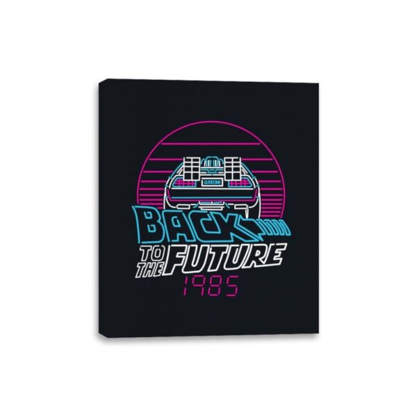 Back to the 80s - Canvas Wraps Canvas Wraps RIPT Apparel 8x10 / Black