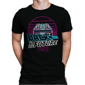 Back to the 80s - Mens Premium T-Shirts RIPT Apparel Small / Black