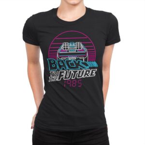 Back to the 80s - Womens Premium T-Shirts RIPT Apparel Small / Black