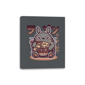 Cats Love Ramen - Canvas Wraps Canvas Wraps RIPT Apparel 8x10 / Charcoal
