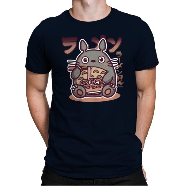 Cats Love Ramen - Mens Premium T-Shirts RIPT Apparel Small / Midnight Navy