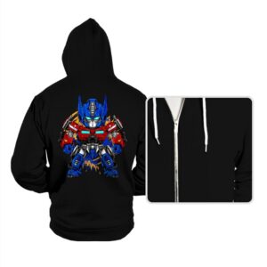 Chibi Optimus - Hoodies Hoodies RIPT Apparel Small / Black