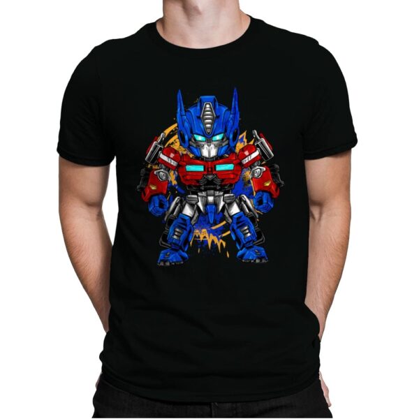 Chibi Optimus - Mens Premium T-Shirts RIPT Apparel Small / Black
