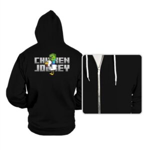 Chicken Jockey - Hoodies Hoodies RIPT Apparel Small / Black