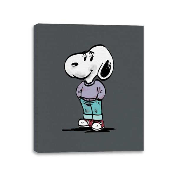 Chill Beagle - Canvas Wraps Canvas Wraps RIPT Apparel 11x14 / Charcoal