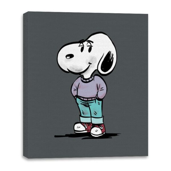 Chill Beagle - Canvas Wraps Canvas Wraps RIPT Apparel 16x20 / Charcoal